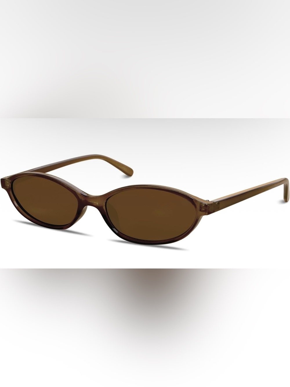 NWT Retro Oval Sunglasses for Women 90s Cat Eye Shades UV protection